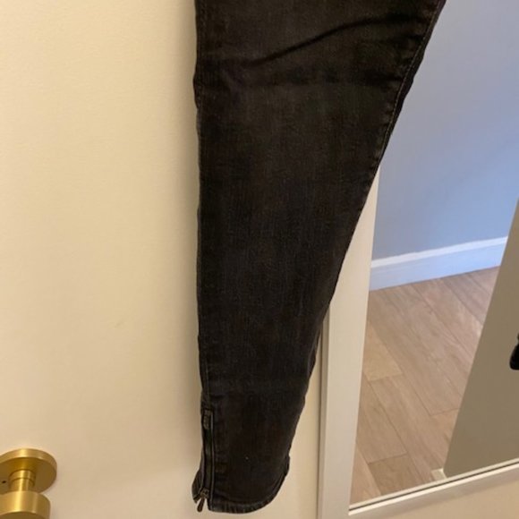 Distressed black zip-up Legging Ankle - Picture 4 of 4